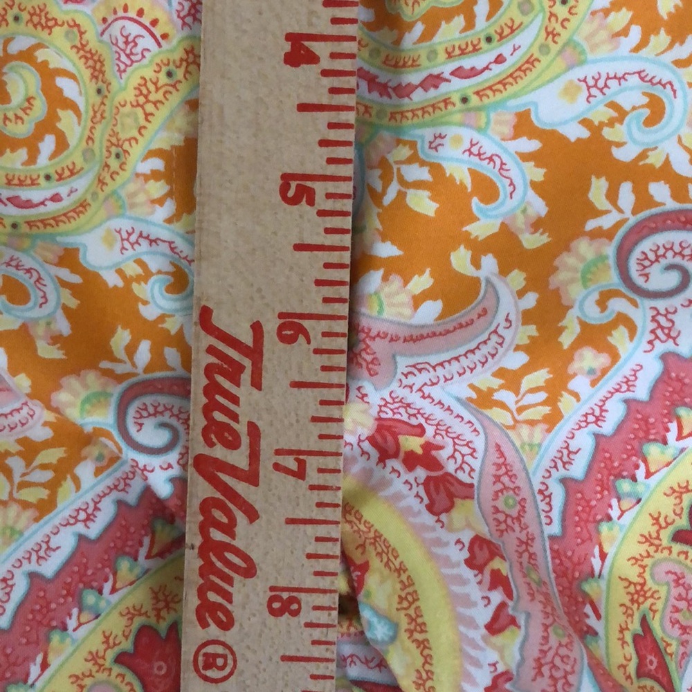 J. MCLaughlin casual paisley mid rise flare leg pants. Size 4 - Picture 12 of 14